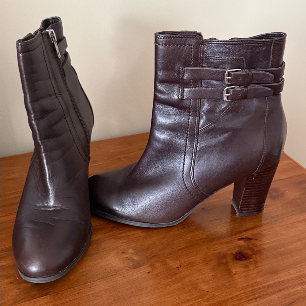 Marc Fisher Chocolate Ankle Boots